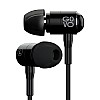 GOVO GOBASS 900 Wired in Ear Earphones with HD Mic Platinum Black