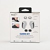 NiTHO Gaming Kit for PS5 Dualsense Controller, Customizing Anti-Slip Protective Cover Grip Handle with Thumb Grip Caps and Analog Mini-Stick Precision Rings, Enhancers Accessories for PS5 - White