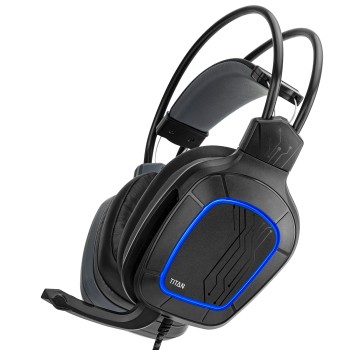 NiTHO TITAN STEREO GAMING Wired Over Ear HEADSET, Compatible with PC/PS4/Xbox One/Switch (PC Adapter Included)