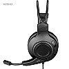 Nitho Atlas Gaming Headset with Microphone, Over-Ear Stereo Headphones for Xbox Series X|S, Xbox One, PS5, PS4, Nintendo Switch, PC, Mobile, 3.5 mm Audio Jack, 50 mm Drivers - Black