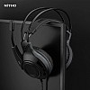 Nitho Atlas Gaming Headset with Microphone, Over-Ear Stereo Headphones for Xbox Series X|S, Xbox One, PS5, PS4, Nintendo Switch, PC, Mobile, 3.5 mm Audio Jack, 50 mm Drivers - Black