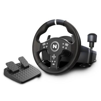Nitho Drive Pro V200 Gaming Steering Wheel with Pedals and Shifter, 270° Racing Wheel for PC, PS4, Xbox One, Xbox Series X/S, Driving Car Simulator with Vibration and Integrated Shifter