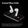 Noise air buds truly wireless earbuds with mic for crystal clear calls, hd sound smart touch and 20 hour playtime-White