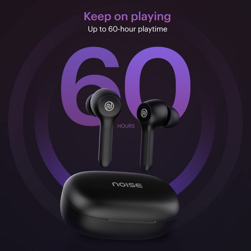 Noise Buds VS201 V3 in-Ear Truly Wireless Earbuds with 60H of Playtime, Dual Equalizer, Full Touch Control, Mic, BTv5.1 (Matte Black) Noise Buds VS201 V3 in-Ear Truly Wireless Earbuds with 60H of Playtime, Dual Equalizer, Full Touch Control, Mic, BTv5.1 (Matte Black)