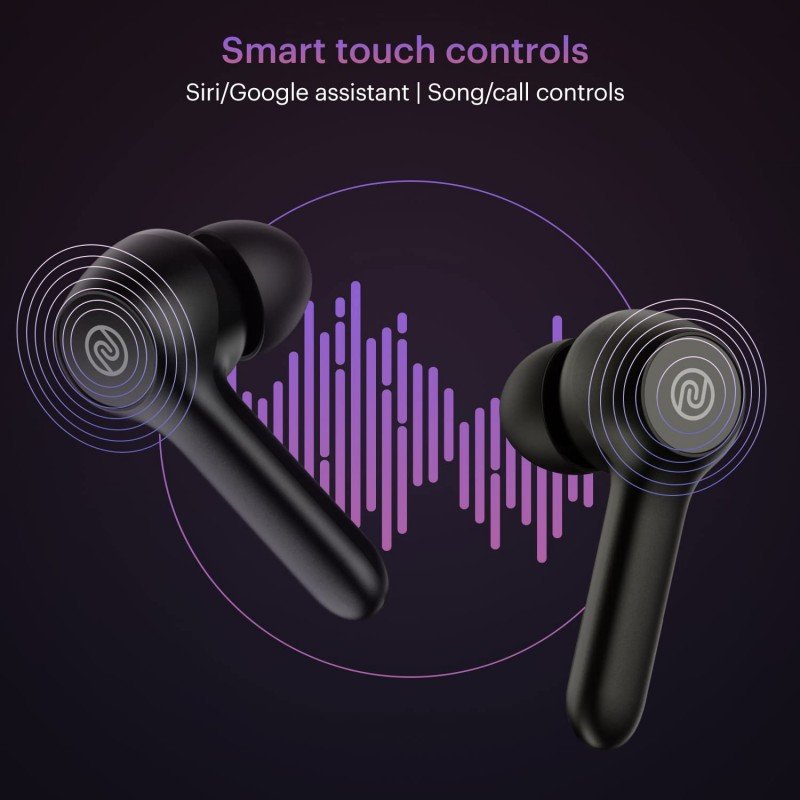 Noise Buds VS201 V3 in-Ear Truly Wireless Earbuds with 60H of Playtime, Dual Equalizer, Full Touch Control, Mic, BTv5.1 (Matte Black) Noise Buds VS201 V3 in-Ear Truly Wireless Earbuds with 60H of Playtime, Dual Equalizer, Full Touch Control, Mic, BTv5.1 (Matte Black)