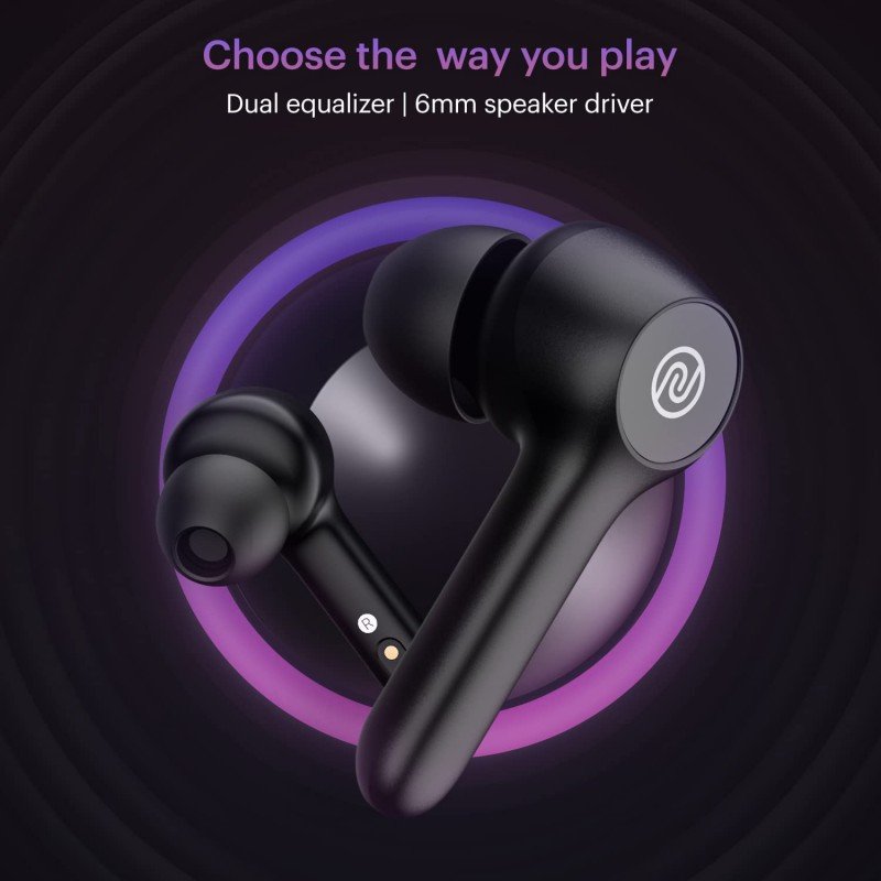 Noise Buds VS201 V3 in-Ear Truly Wireless Earbuds with 60H of Playtime, Dual Equalizer, Full Touch Control, Mic, BTv5.1 (Matte Black) Noise Buds VS201 V3 in-Ear Truly Wireless Earbuds with 60H of Playtime, Dual Equalizer, Full Touch Control, Mic, BTv5.1 (Matte Black)