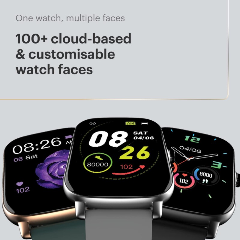 Noise ColorFit Icon Buzz Bluetooth Calling Smart Watch with Voice Assistance, 1.69"(4.2cm) Display, Built-in Games, Sleep, Spo2, HR Monitors (Midnight Gold), OneSize