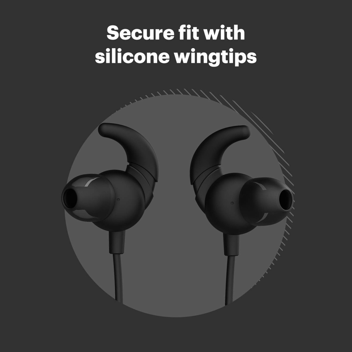 Noise Tune Active Bluetooth Wireless Headset with Upto 10 Hour Playtime, IPX5 Water Resistant (Stealth Black)