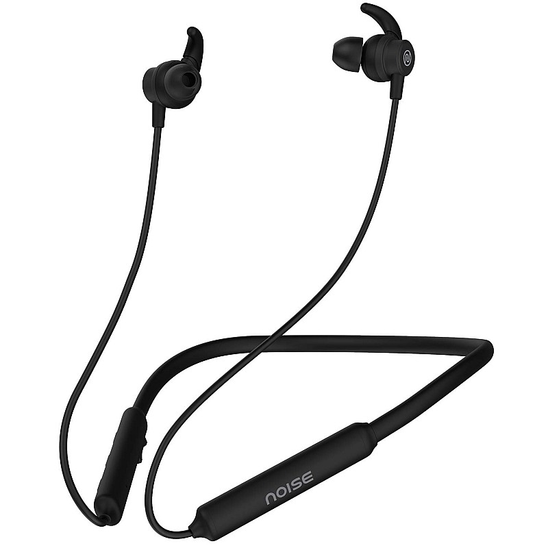 Noise Tune Active Bluetooth Wireless Headset with Upto 10 Hour Playtime, IPX5 Water Resistant (Stealth Black)