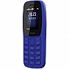 Nokia 105 Dual SIM, Keypad Mobile Phone with Wireless FM Radio Blue