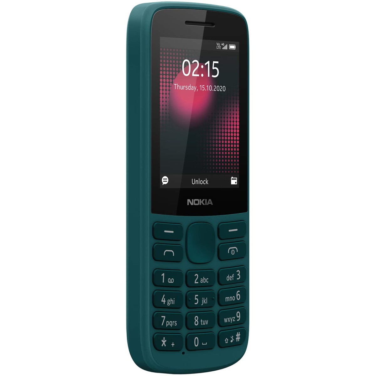 Nokia 215 4G Dual SIM 4G Phone with Long Battery Wireless FM Radio and Durable Ergonomic Design Black