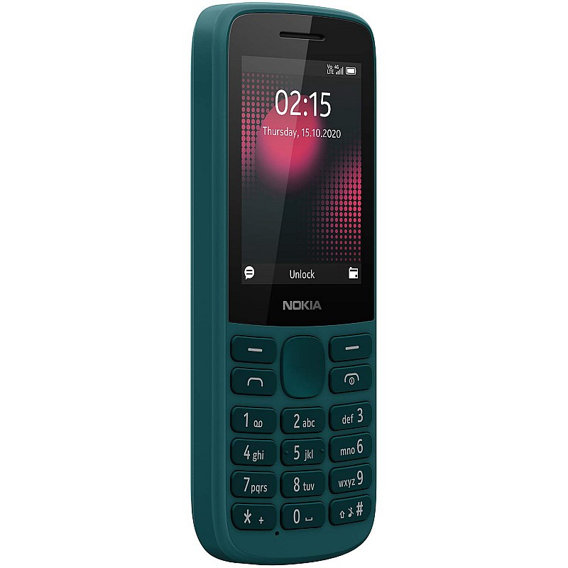 Nokia 215 4G Dual SIM 4G Phone with Long Battery Wireless FM Radio and Durable Ergonomic Design Black