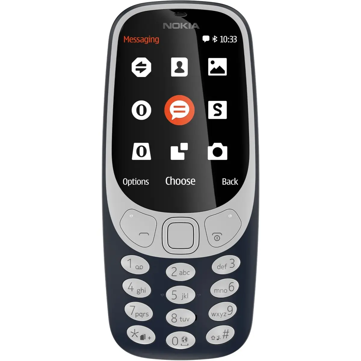 Nokia 3310 Dual SIM Feature Phone with MP3 Player, Wireless FM Radio and Rear Camera, Dark Blue