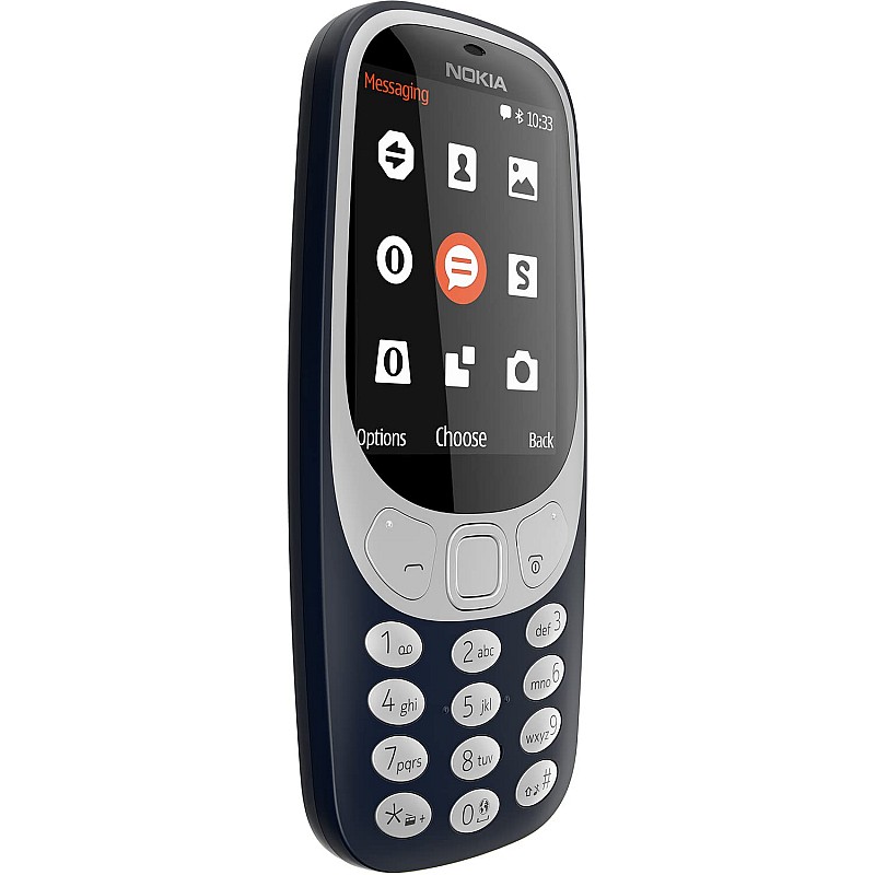 Nokia 3310 Dual SIM Feature Phone with MP3 Player, Wireless FM Radio and Rear Camera, Dark Blue