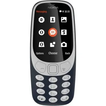 Nokia 3310 Dual SIM Feature Phone with MP3 Player, Wireless FM Radio and Rear Camera, Dark Blue