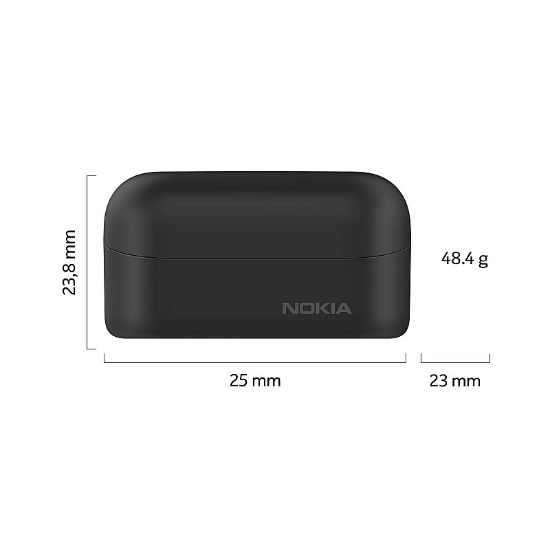 Nokia BH-405 Bluetooth Truly Wireless in Ear Earbuds with Mic Black