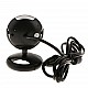 Foxin USB 30 Megapixel HD Webcam Web Cam Camera & Microphone Mic 6 LED PC