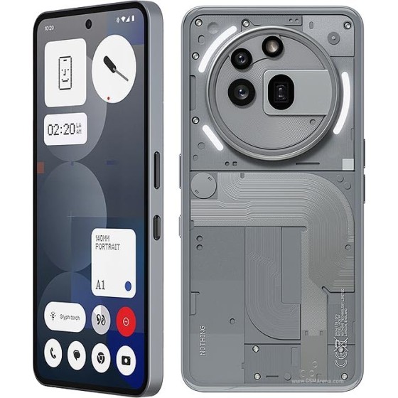 Nothing Phone (3a) Pro 5G (Grey, 12GB RAM + 256GB Storage)