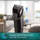 Nova Beard Trimmer NHT 1096 with 40 length settings: 120 Minutes Runtime & USB Fast Charging (Black)