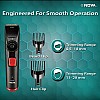 Nova Beard Trimmer NHT 1096 with 40 length settings: 120 Minutes Runtime & USB Fast Charging (Black)