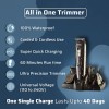 Nova NG 1151 All In One 100% Waterproof Corded N Cordless: 60 Minutes Runtime Hair Trimmer Grooming Kit For Men (Black) Nova NG 1151 All In One 100% Waterproof Corded N Cordless: 60 Minutes Runtime Hair Trimmer Grooming Kit For Men (Black)