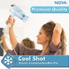 Nova NHP 8203 Premium 1400 Watts Hot & Cold Foldable Hair Dryer for Women (Blue) Nova NHP 8203 Premium 1400 Watts Hot & Cold Foldable Hair Dryer for Women (Blue)