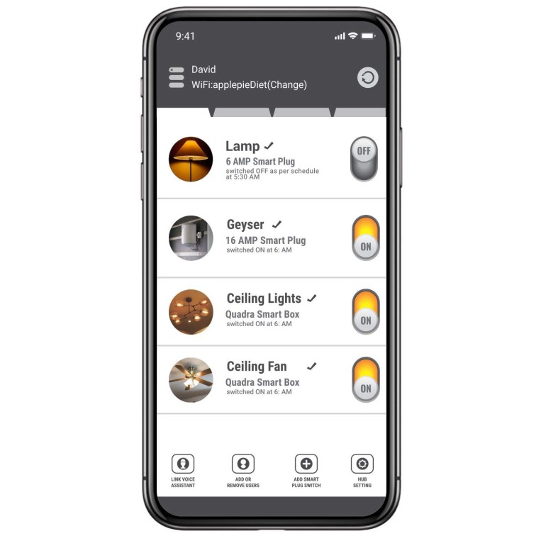 OAKTER Smart Home Kit (Smart Plugs with Quadra Smart Box) OAKTER Smart Home Kit (Smart Plugs with Quadra Smart Box)
