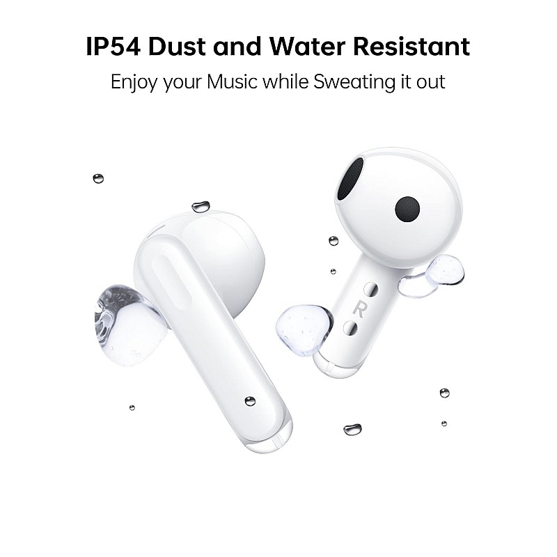 OPPO Enco Air 3 True Wireless in-Ear Earbuds with 25hrs Playtime, Fast Charging,13.4mm Driver & BT v5.3 (Glaze White)