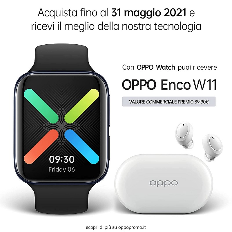 OPPO Health & Fitness Smart Watch Black）