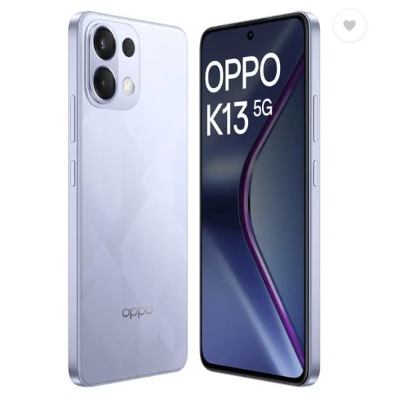 OPPO K13 5G with 7000mAh and 80W SUPERVOOC Charger in-The-Box, ICY Purple (8GB, 128GB)