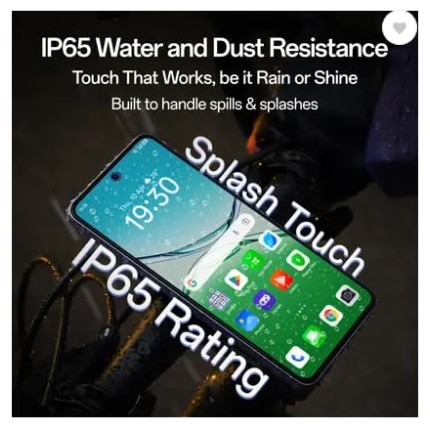 OPPO K13x 5G 6000mAh and 45W SUPERVOOC Charger & AI (Breeze Blue, 128 GB) (6 GB RAM)