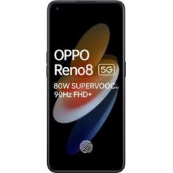 OPPO Reno8 5G (Shimmer Black, 128 GB) (8 GB RAM) Refurbished 