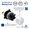 Airtree  H4 Hi/Lo 9000LM 6500K 72 W LED Automotive Headlight Bulb Auto Conversion Driving Lamp (Cool White Light) (H4)