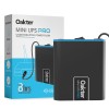 Oakter Mini UPS PRO for High Capacity WiFi Routers 12V & Upto 3A | Battery 4000 mAh | Power Backup Upto 8 Hours | Support Jio, Airtel & Other Routers | Current Surge & Deep Discharge Protection |