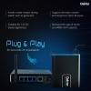Oakter Mini UPS PRO for High Capacity WiFi Routers 12V & Upto 3A | Battery 4000 mAh | Power Backup Upto 8 Hours | Support Jio, Airtel & Other Routers | Current Surge & Deep Discharge Protection |