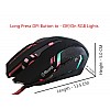 Offbeat RIPJAW Wired Gaming Mouse, Silent Click Buttons Mouse