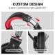 OneOdio A71 Over Ear Headphones with 90° Rotatable Housing, DJ Headphones (RED)