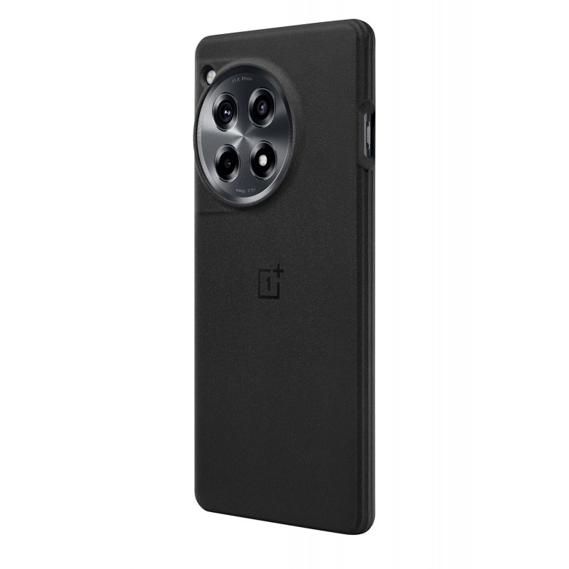 OnePlus 12R Sandstone Bumper Case in Black