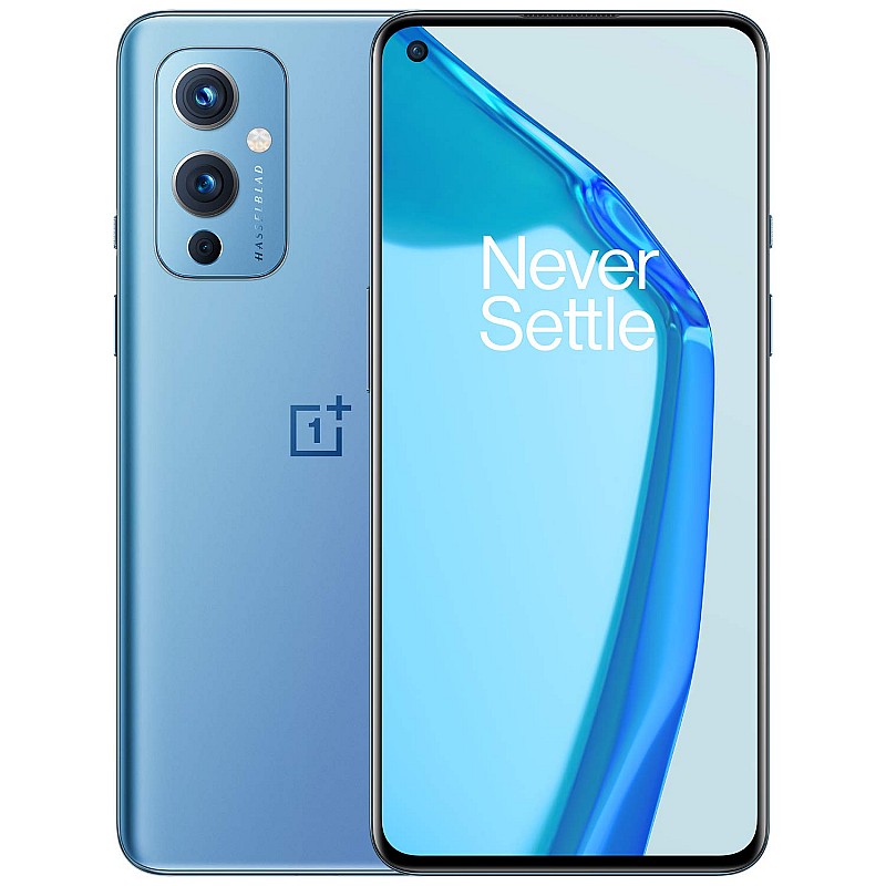 OnePlus 9 5G (Arctic Sky,12GB RAM, 256GB Storage) Refurbished