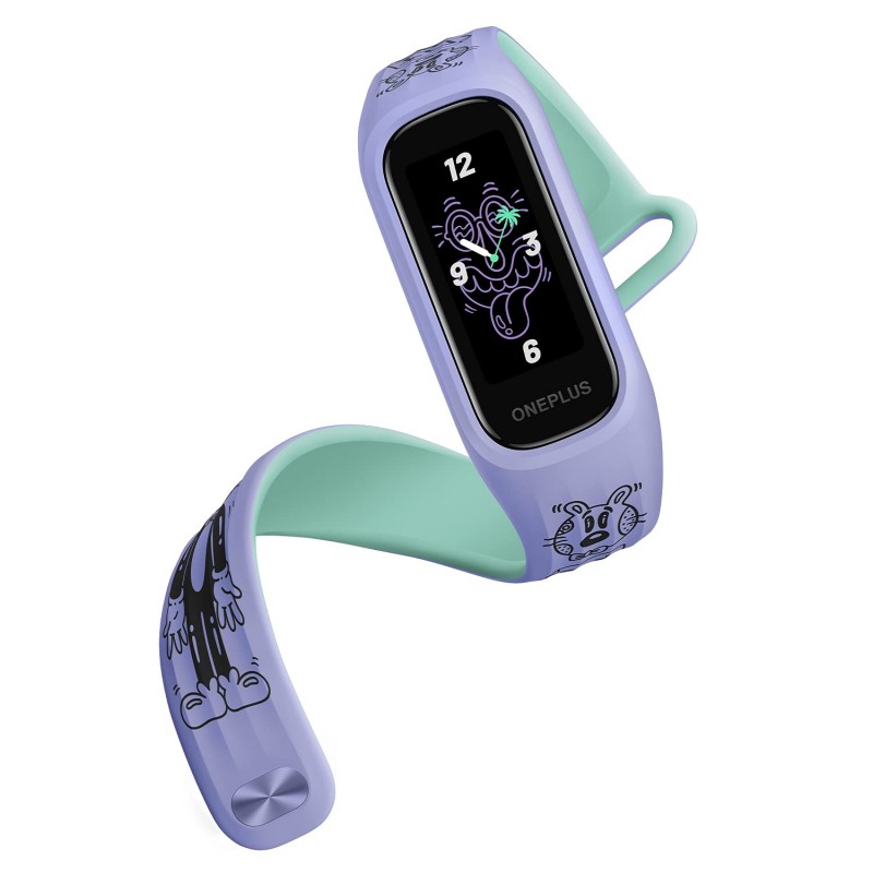 OnePlus Band: Steven Harrington Edition: Smart Everywear : 1.1(2.8 cm) AMOLED Display, Continuous Blood Oxygen Saturation Monitoring (Sp02), 5ATM + IP68 Water & Dust Resistant OnePlus Band: Steven Harrington Edition: Smart Everywear : 1.1(2.8 cm) AMOLED Display, Continuous Blood Oxygen Saturation Monitoring (Sp02), 5ATM + IP68 Water & Dust Resistant