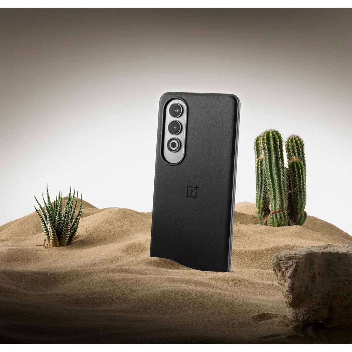 OnePlus Nord CE4 5G Thermoplastic Polyurethane Nord Ce4 Sandstone Bumper Case Black