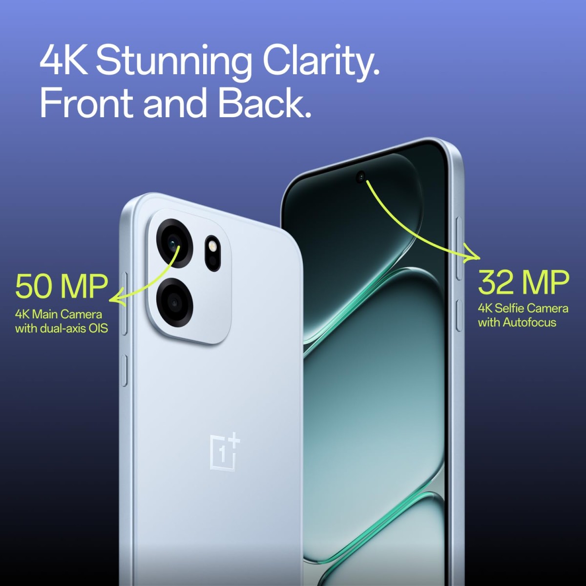OnePlus Nord CE6 | 8GB+256GB | Fresh Blue | Snapdragon 7s Gen 4 | Segment's Fastest Touch Response | 8000mAh Battery