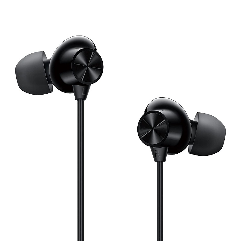 OnePlus Nord Wired Earphones with mic, 3.5mm Audio Jack in-Ear Wired Earphone Black