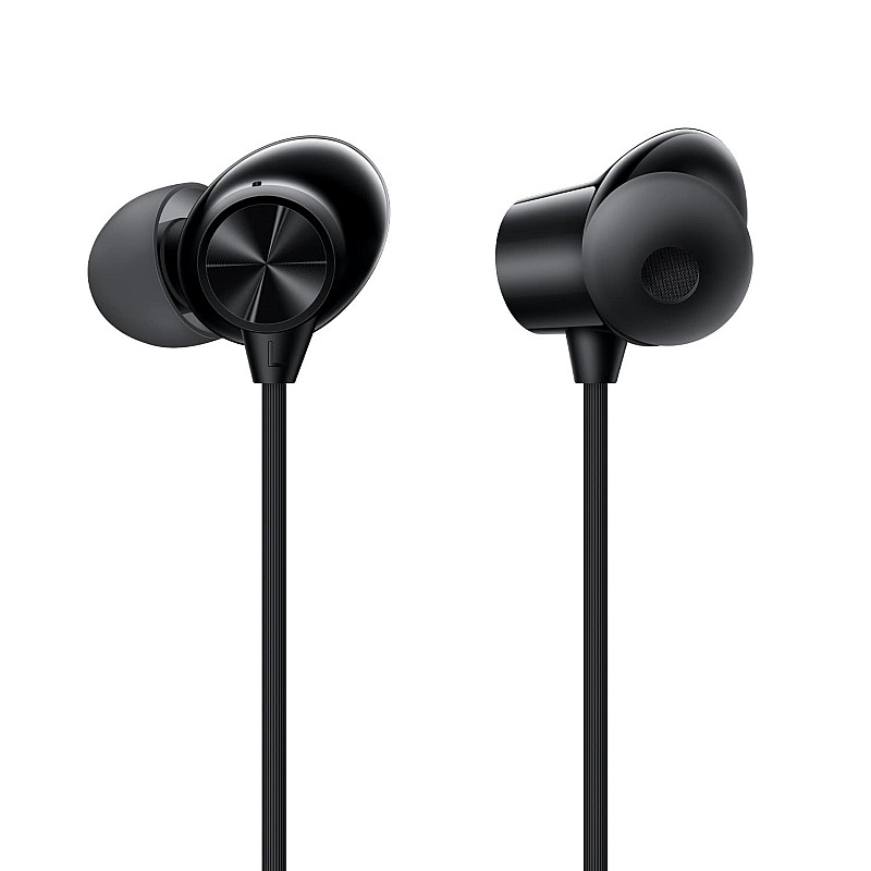 OnePlus Nord Wired Earphones with mic, 3.5mm Audio Jack in-Ear Wired Earphone Black