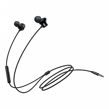 OnePlus Nord Wired Earphones with mic, 3.5mm Audio Jack in-Ear Wired Earphone Black