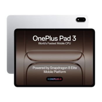 OnePlus Pad 3 World's Fastest Snapdragon 8 Elite Processor, 13.2" 3.4k Screen, 144Hz Adaptive Refresh Rate, 8 Speakers, AI, 12140 mAh Battery, 16 GB RAM + 512 GB ROM WiFi Only Frosted Silver OnePlus Pad 3 World's Fastest Snapdragon 8 Elite Processor, 13.2" 3.4k Screen, 144Hz Adaptive Refresh Rate, 8 Speakers, AI, 12140 mAh Battery, 16 GB RAM + 512 GB ROM WiFi Only Frosted Silver