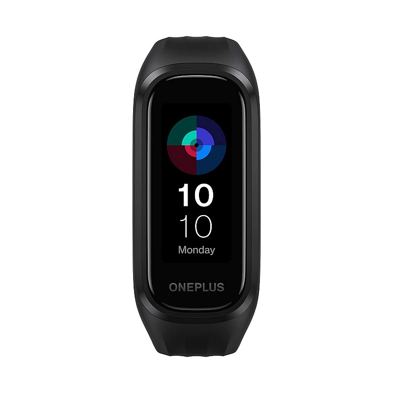 OnePlus Smart Band (40.4mm) (Step Count, W101N, Black, Aluminum Rubber Dual Strap)