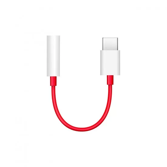 OnePlus With Compatible Type-C to 3.5mm Adapter White