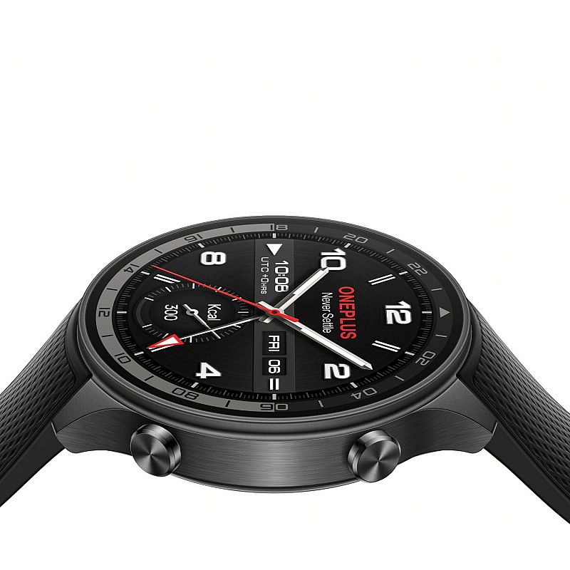 OnePlus Watch 2R with Wear OS 4 by Google,Snapdragon W5 Chipset,Upto 100hrs Battery Life,1.43’’ AMOLED Display,100+ Sports Mode,Dual Frequency GPS,5 ATM,IP68 & BT Calling [Gunmetal Gray]