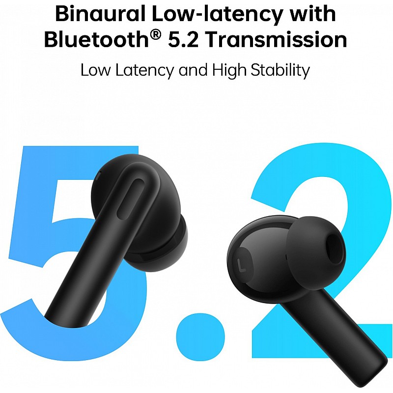 OPPO Enco Buds 2 with 28 hours Battery life & Deep Noise Cancellation Bluetooth  (Midnight, True Wireless)